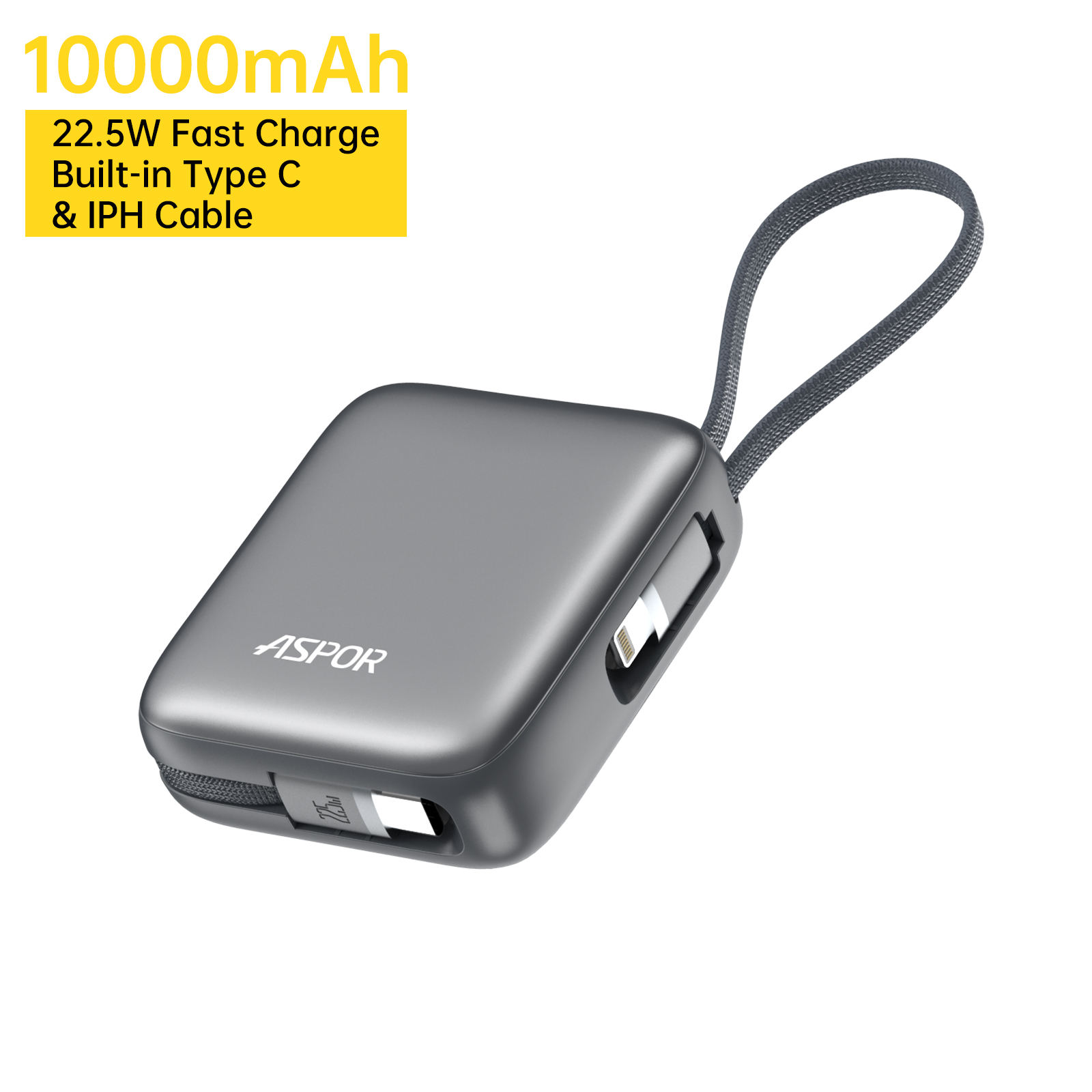 10,000mAh 22.5W Fast Charge Portable Power Bank (Variant O15) - Image 2
