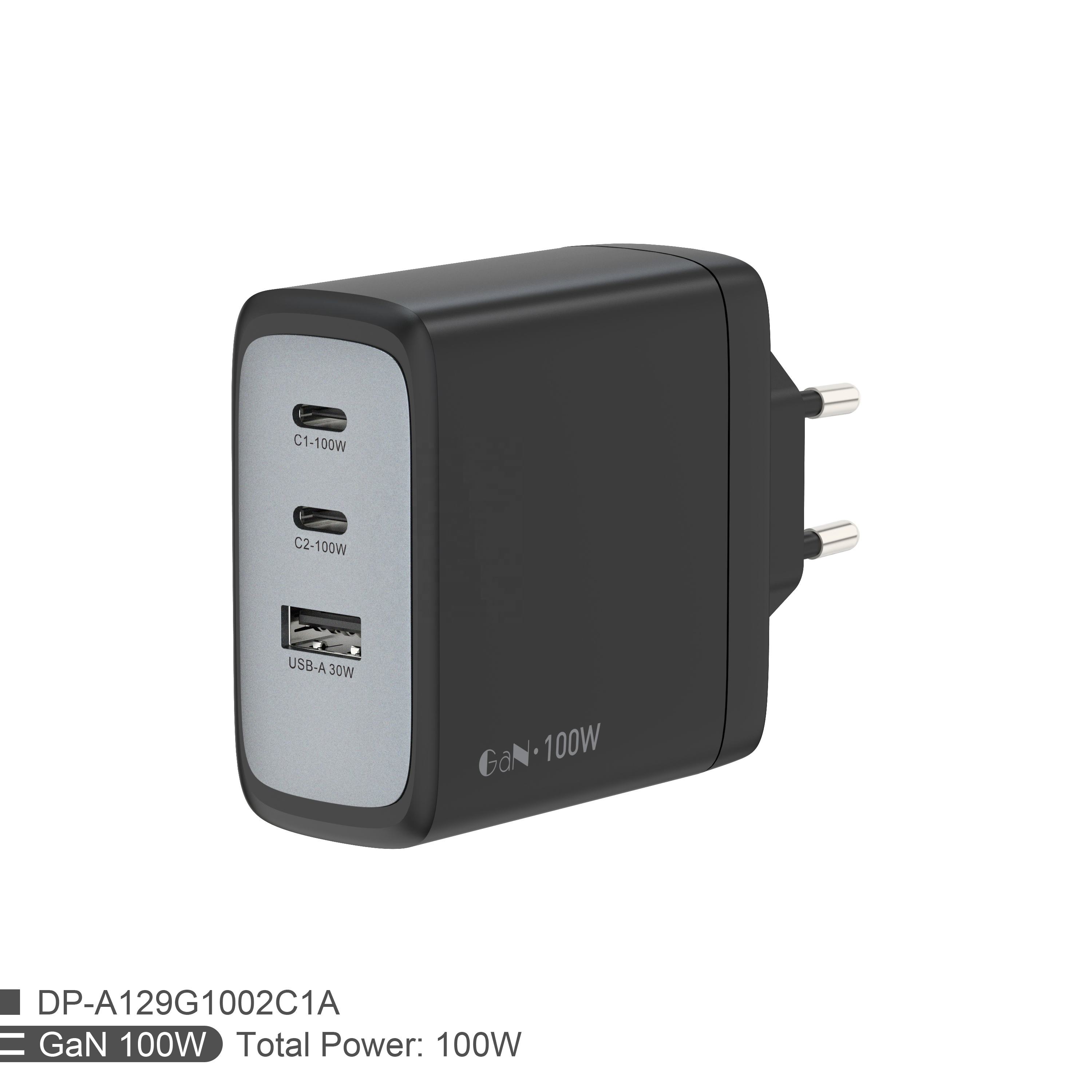 100W GaN Dual USB-C Wall Charger (Variant I9)