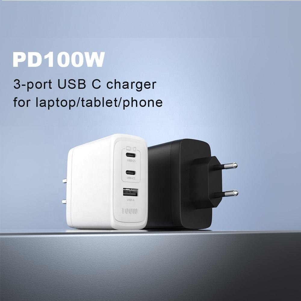 100W GaN Dual USB-C Wall Charger (Variant I9) - Image 3