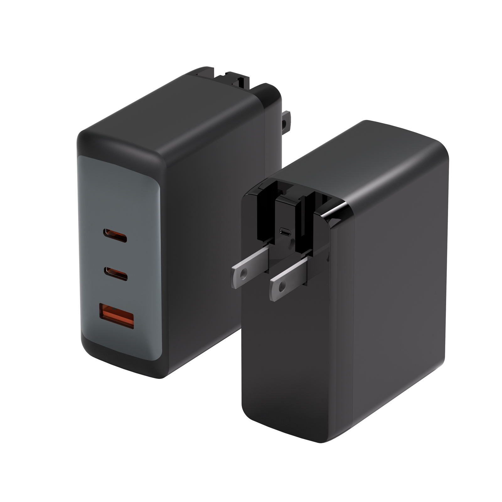 100W GaN Dual USB-C Wall Charger (Variant W23)