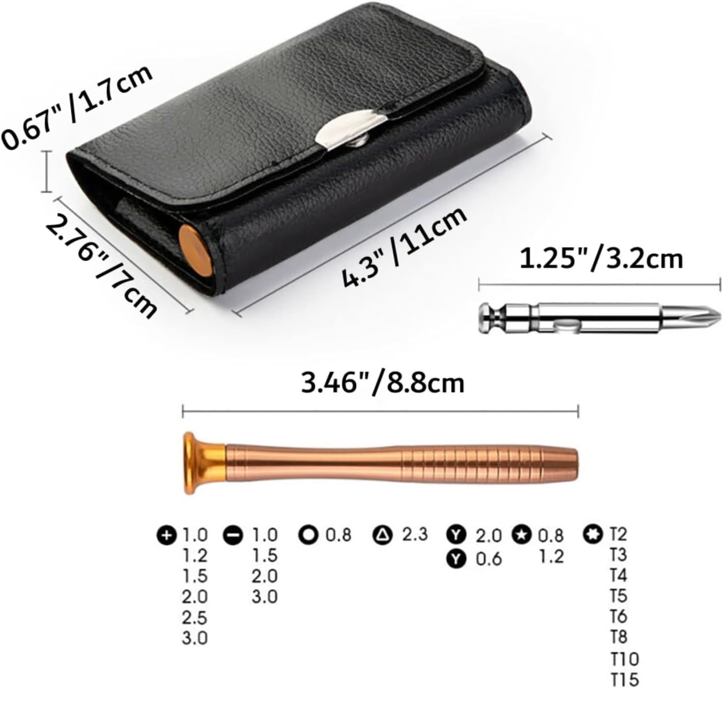 128-in-1 Precision Screwdriver Set for Laptops (Variant A1) view 2