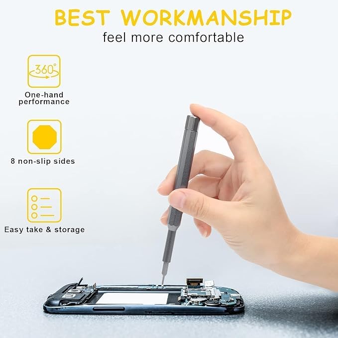 128-in-1 Precision Screwdriver Set for Laptops (Variant M13) view 2