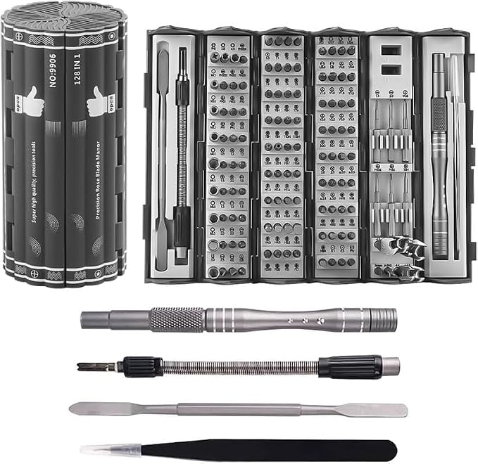 128-in-1 Precision Screwdriver Set for Laptops (Variant Y25) view 2