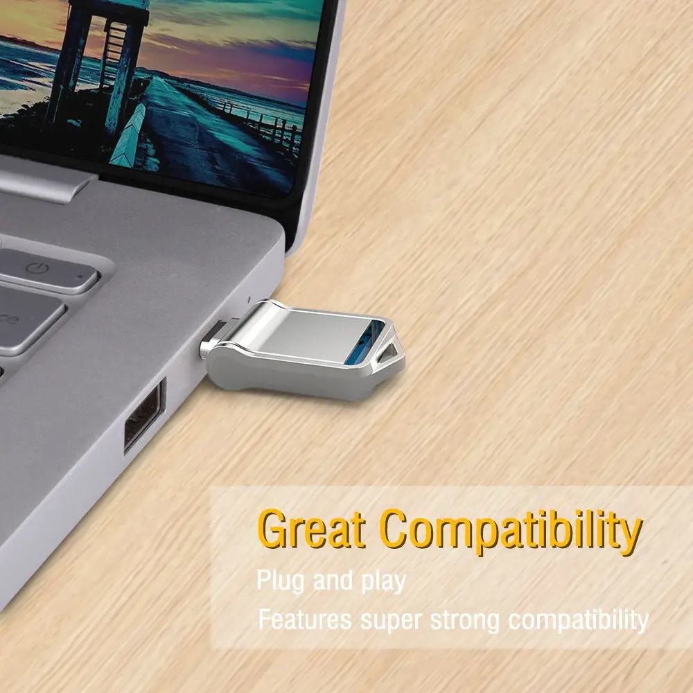 128GB Dual USB-C & USB-A OTG Drive (Variant K11) Gallery View 3