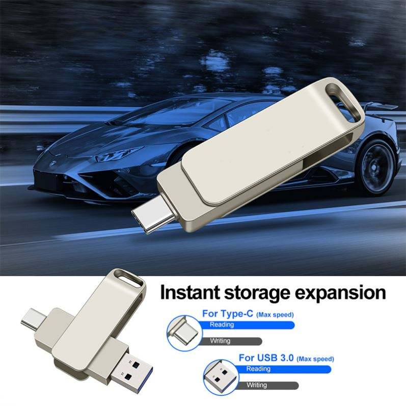 128GB Dual USB-C & USB-A OTG Drive (Variant Y25) Gallery View 3
