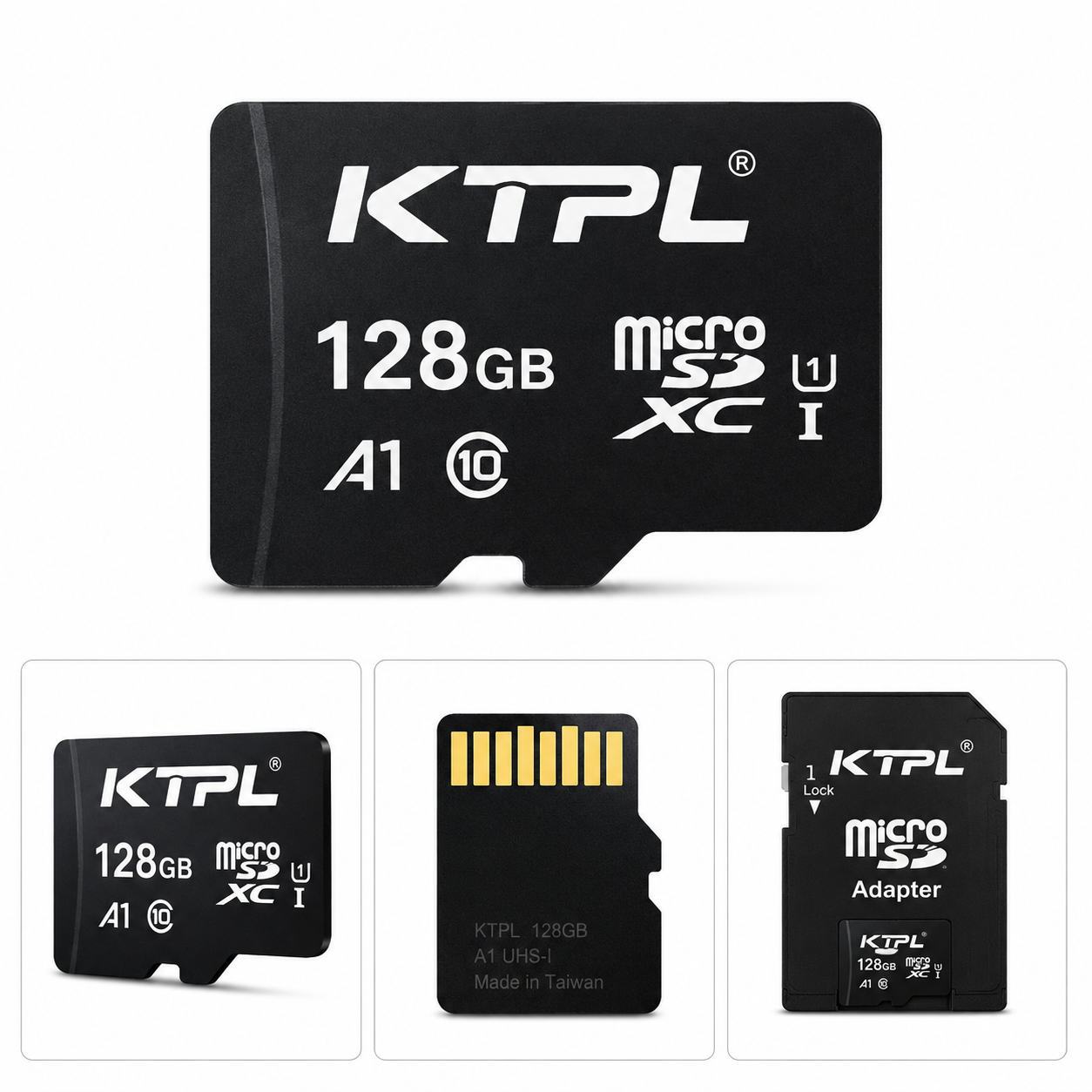 128GB MicroSDXC Memory Card Class 10 UHS-I (Variant A1)