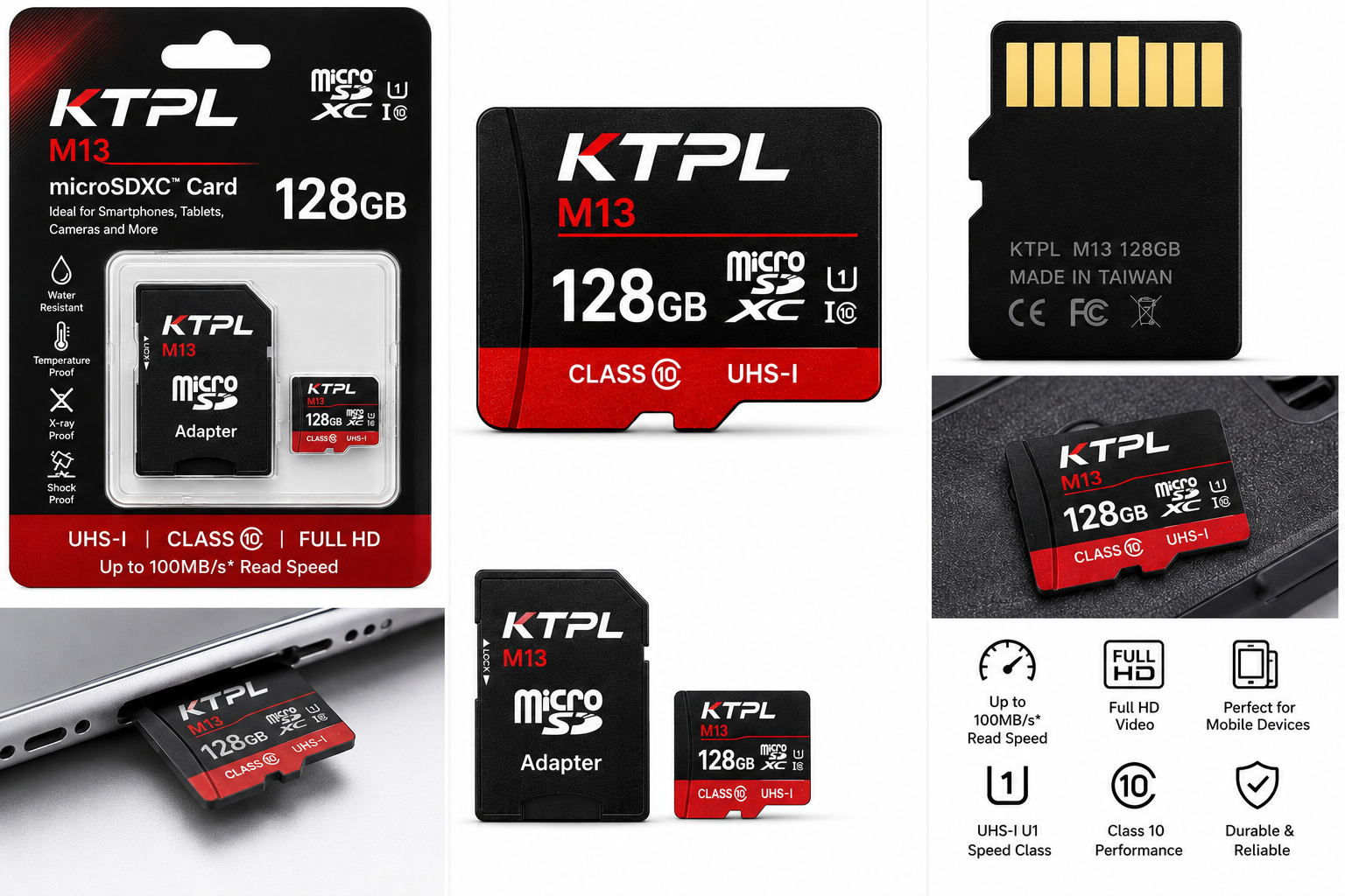 128GB MicroSDXC Memory Card Class 10 UHS-I (Variant M13) - Image 3