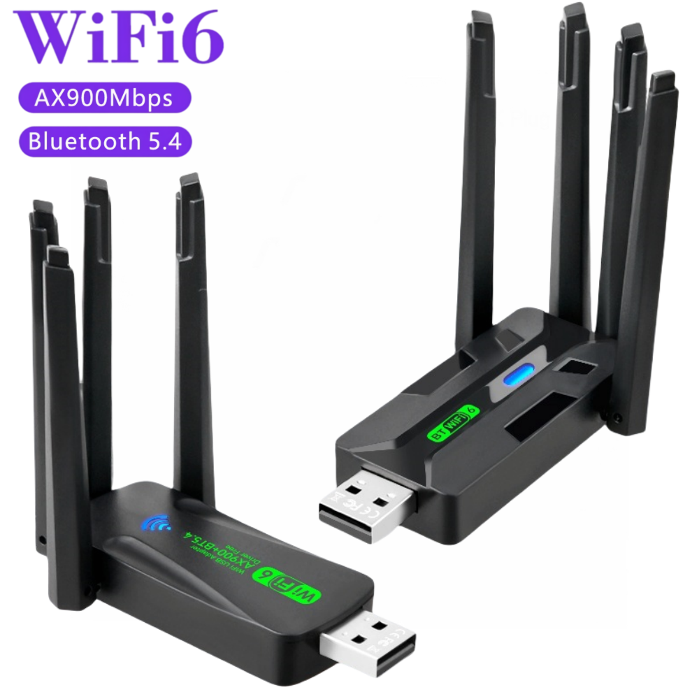 2-in-1 USB Wi-Fi + Bluetooth 4.2 Adapter (Variant E5) view 3