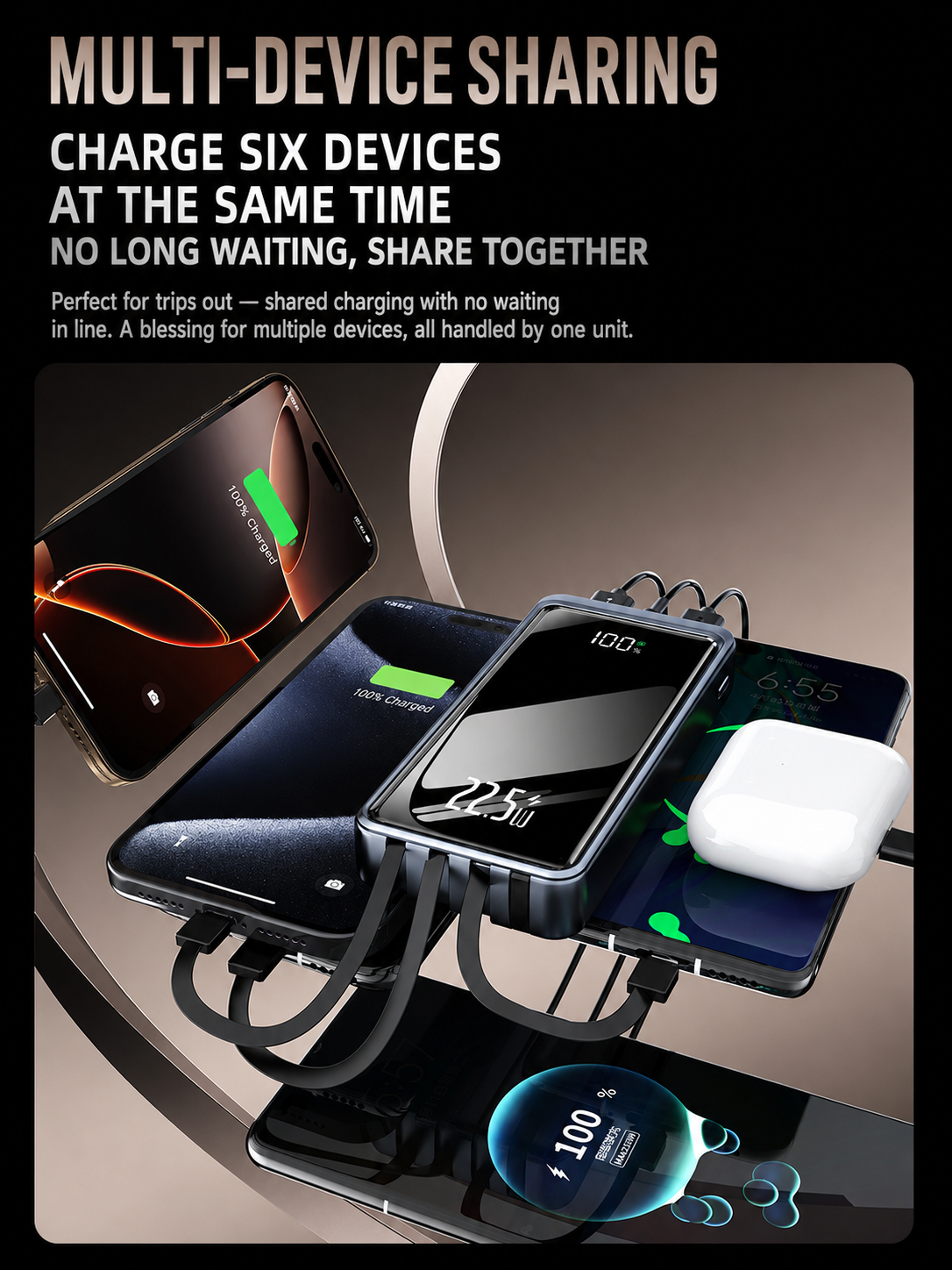 20,000mAh 22.5W Multi-Port Power Bank (Variant D4) - Image 2