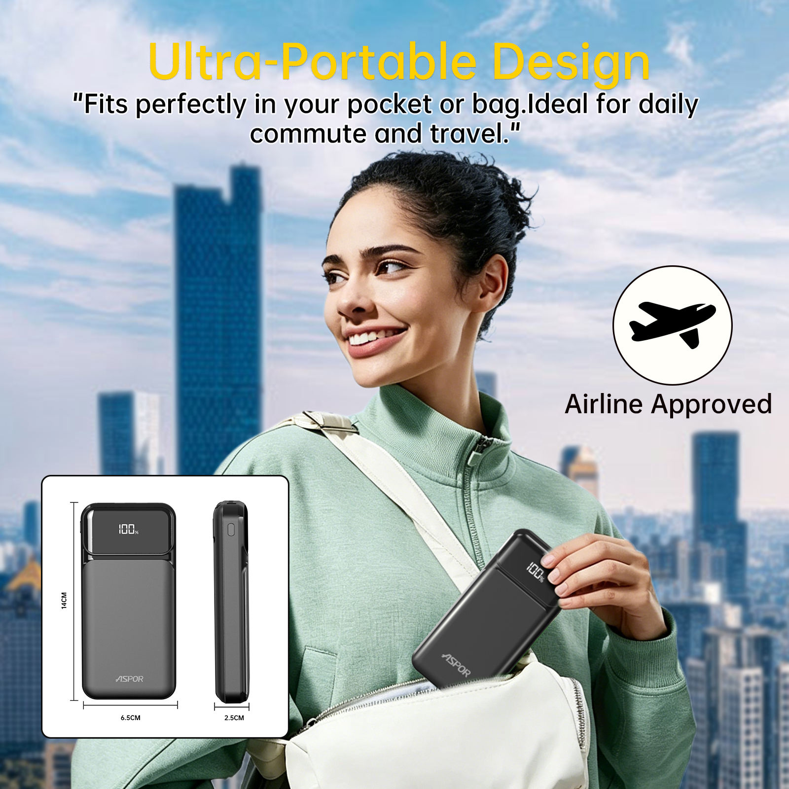 20,000mAh 22.5W Multi-Port Power Bank (Variant J10)