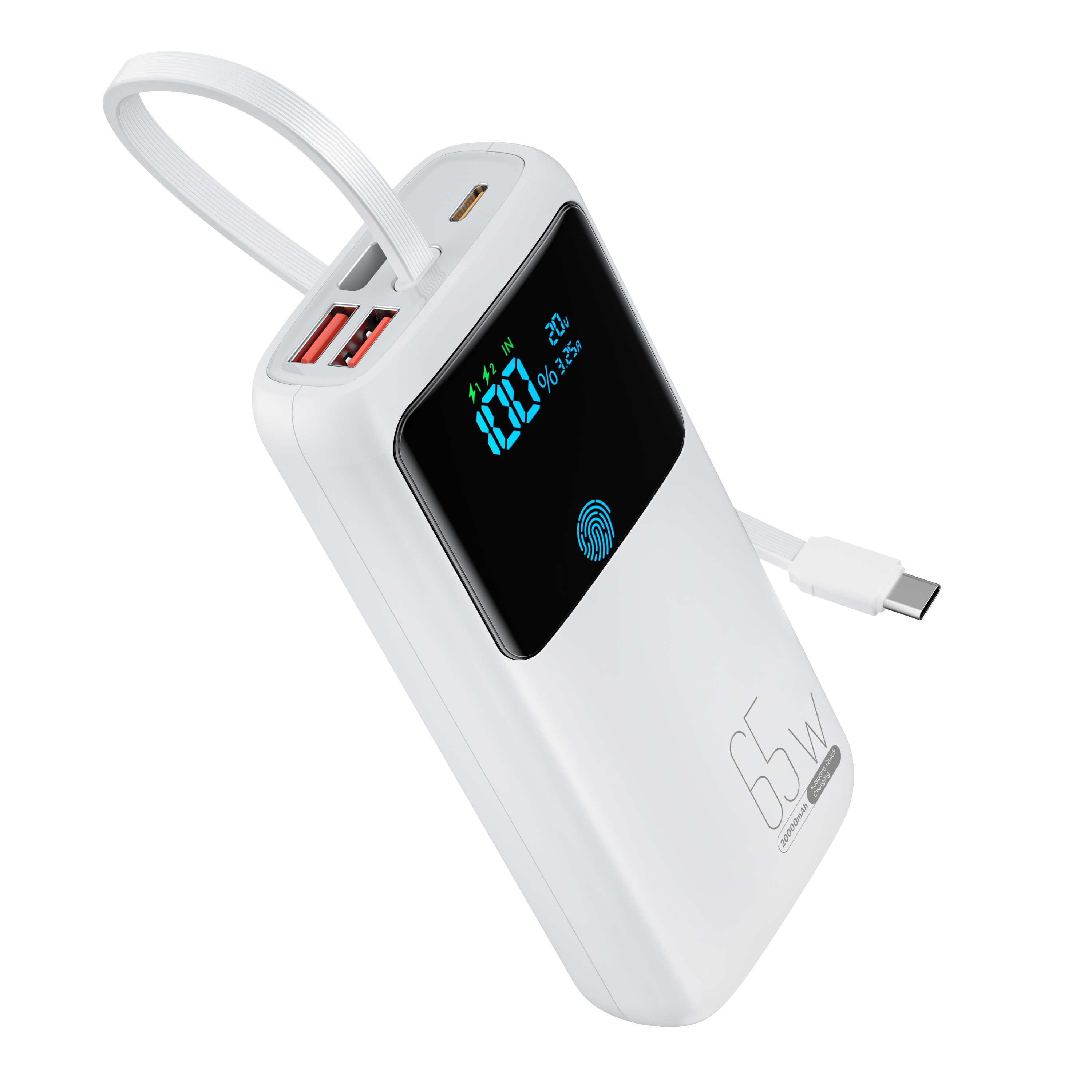 20,000mAh 65W Fast Charging Laptop Power Bank (Variant A1) - Image 2