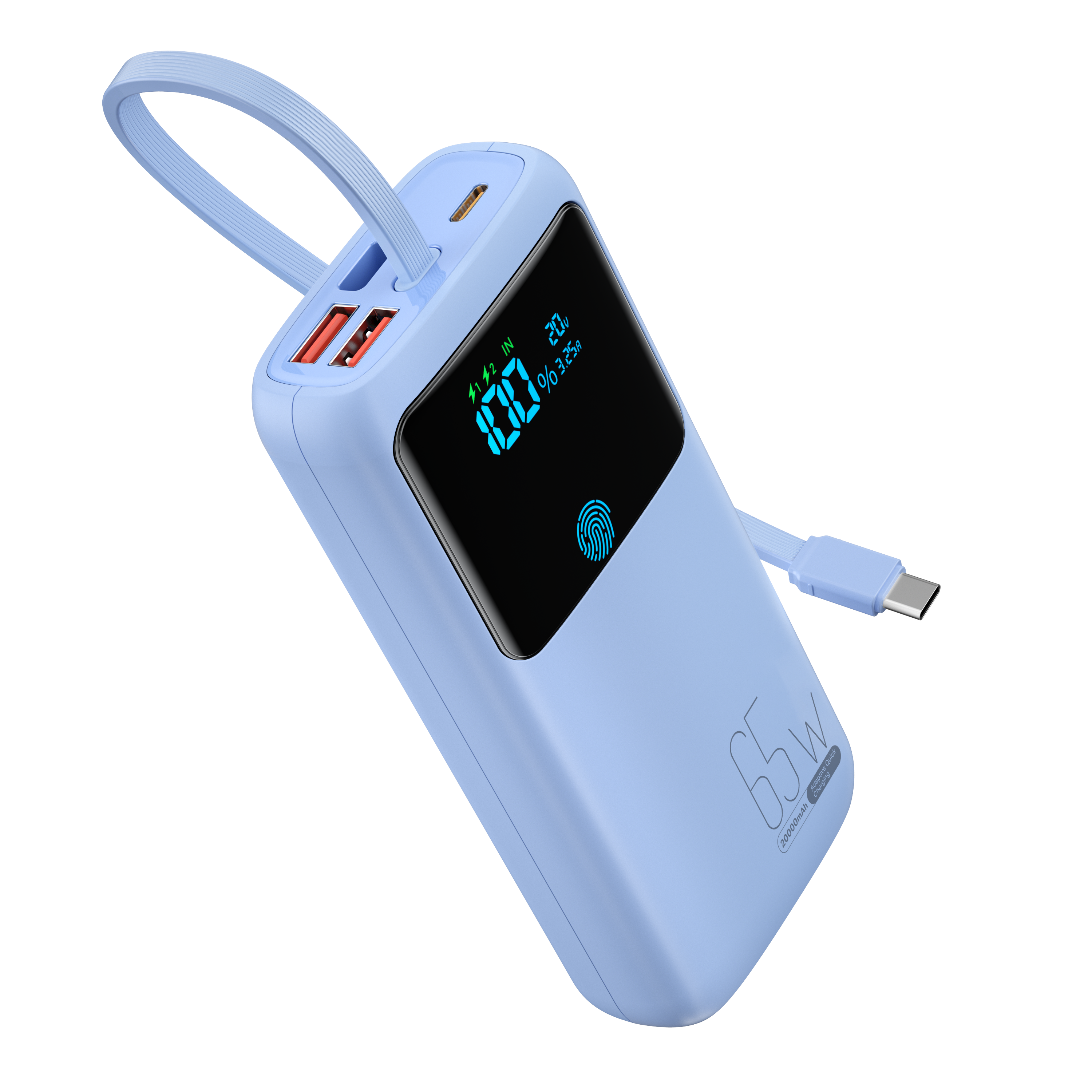20,000mAh 65W Fast Charging Laptop Power Bank (Variant A1) - Image 3