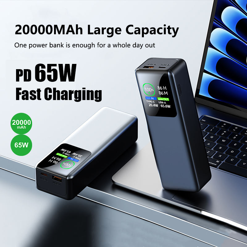 20,000mAh 65W Fast Charging Laptop Power Bank (Variant M13) - Image 2