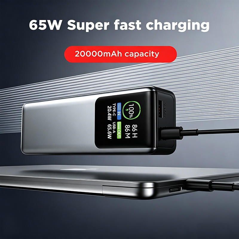 20,000mAh 65W Fast Charging Laptop Power Bank (Variant M13) - Image 3