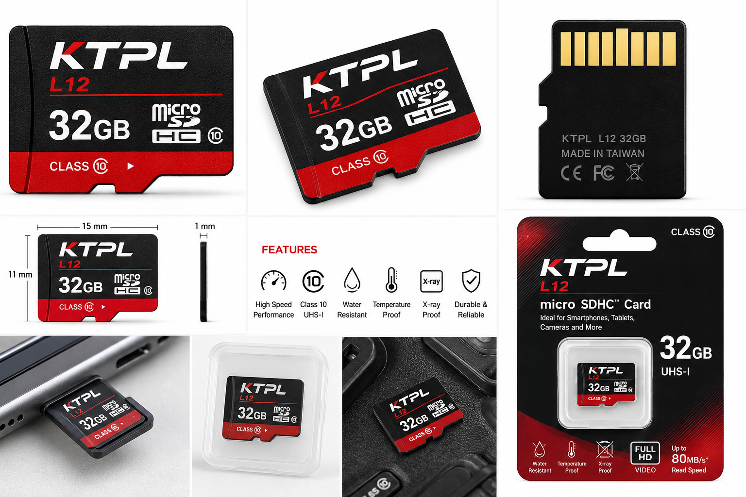 32GB MicroSDHC Class 10 Card Pack (Variant L12)