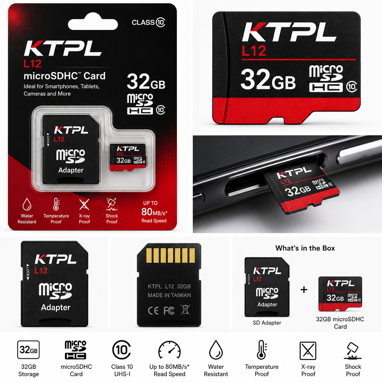 32GB MicroSDHC Class 10 Card Pack (Variant L12) - Image 2