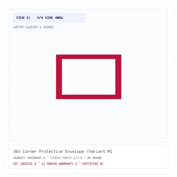 360 Corner Protective Envelope (Variant M13) - Image 2 — 3/4 Side Angle View