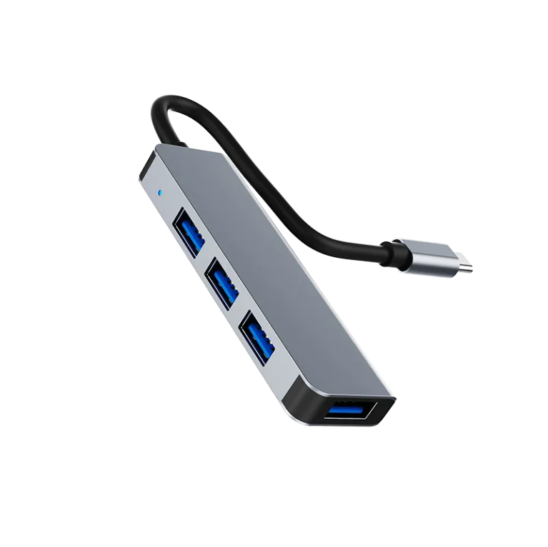 4-Slot USB-C & USB 3.0 Hub Card Reader (Variant W23) Gallery View 3
