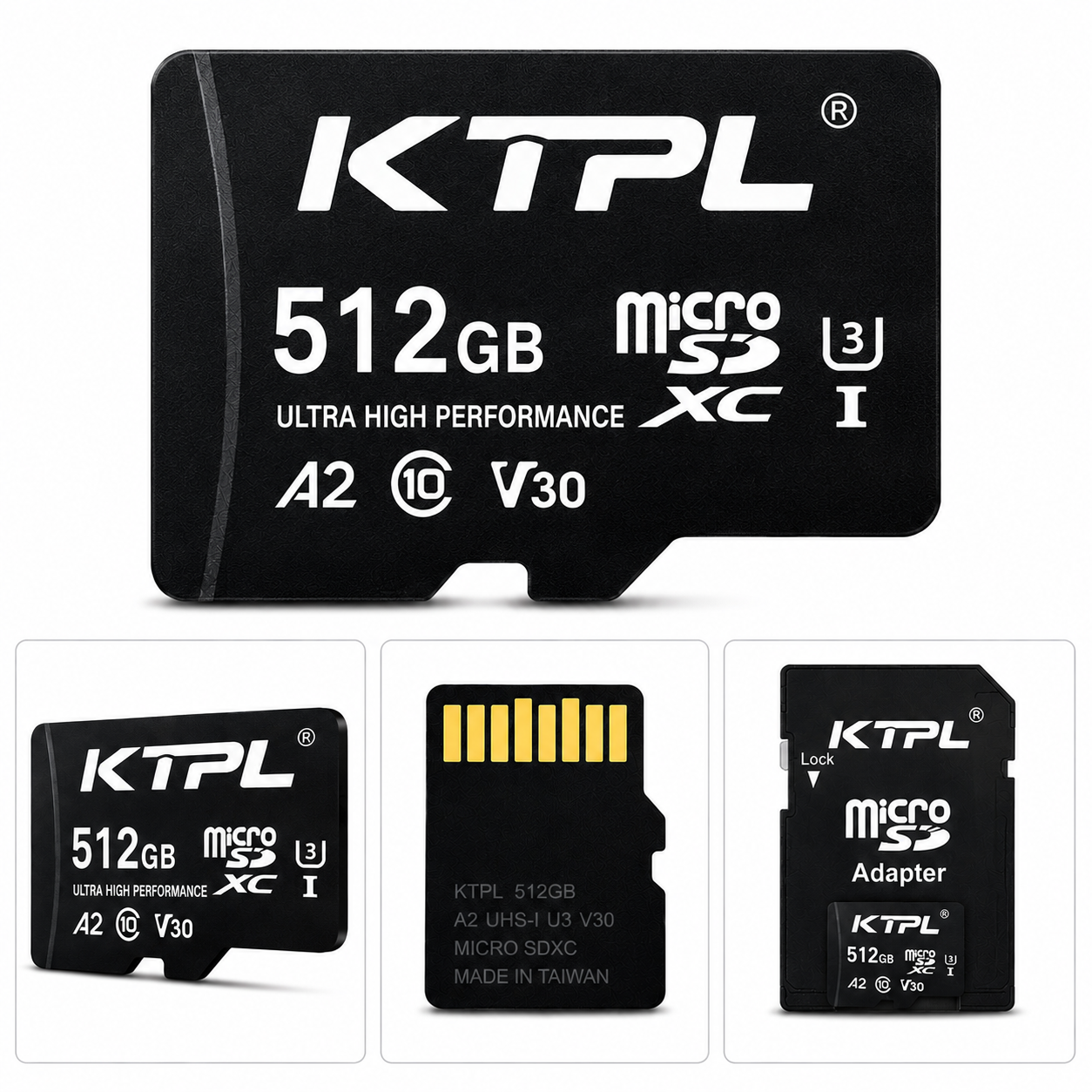 512GB MicroSDXC Ultra High Performance Card (Variant D4)