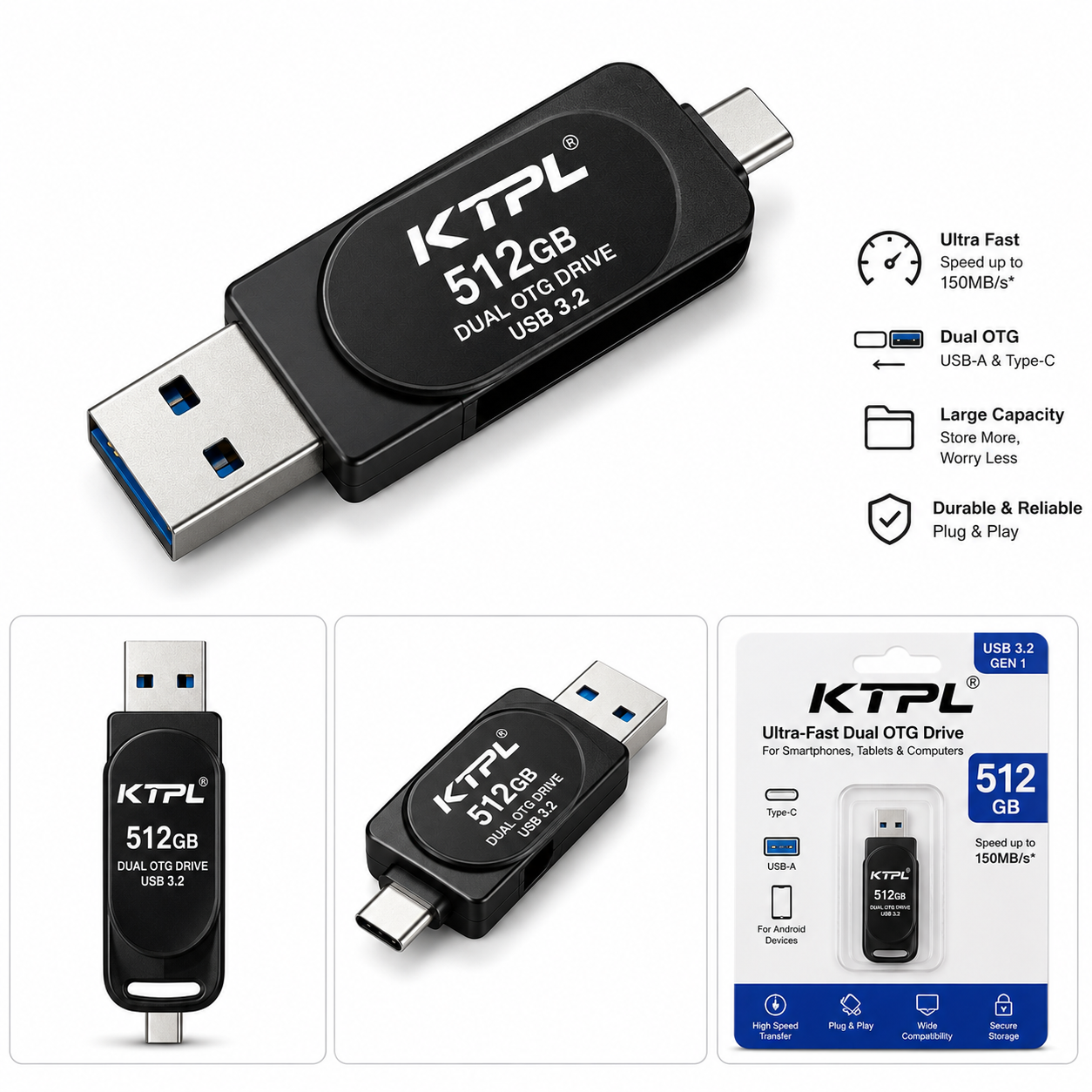 512GB Ultra-Fast Dual OTG Drive (Variant N14)