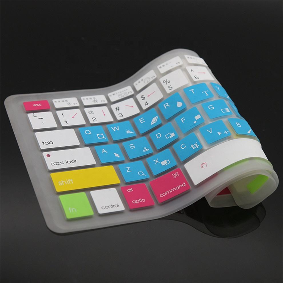 Colored Printed Shortcuts Silicone Skin (Variant E5)