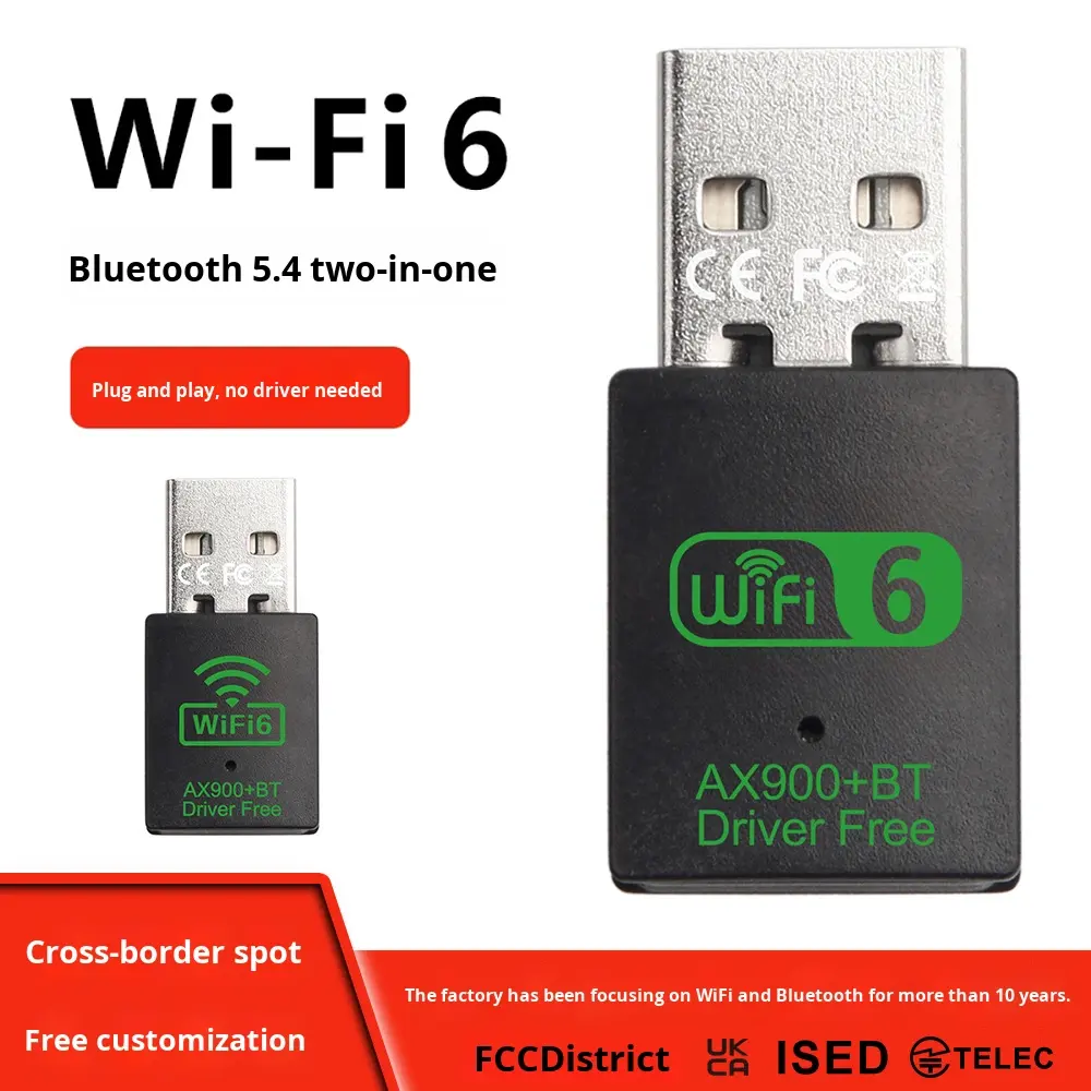 600Mbps Dual Band Mini USB Wi-Fi Receiver (Variant D4)