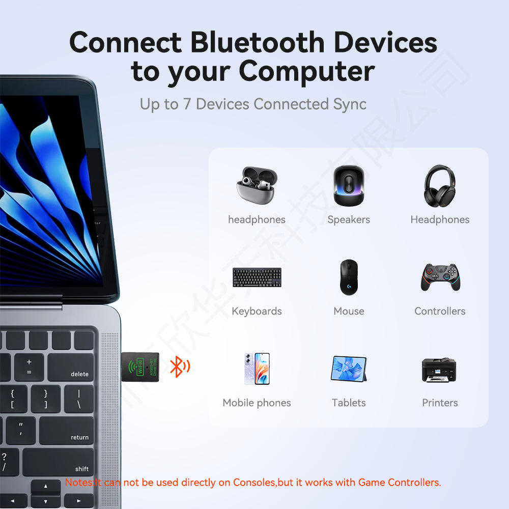 600Mbps Dual Band Mini USB Wi-Fi Receiver (Variant D4) view 3