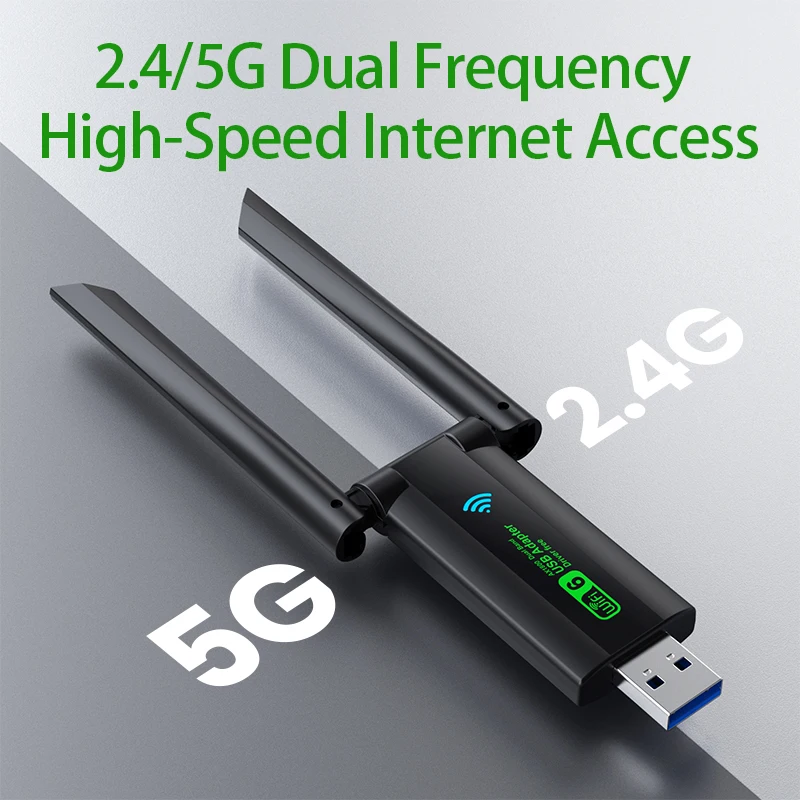 600Mbps Dual Band Mini USB Wi-Fi Receiver (Variant P16) view 3