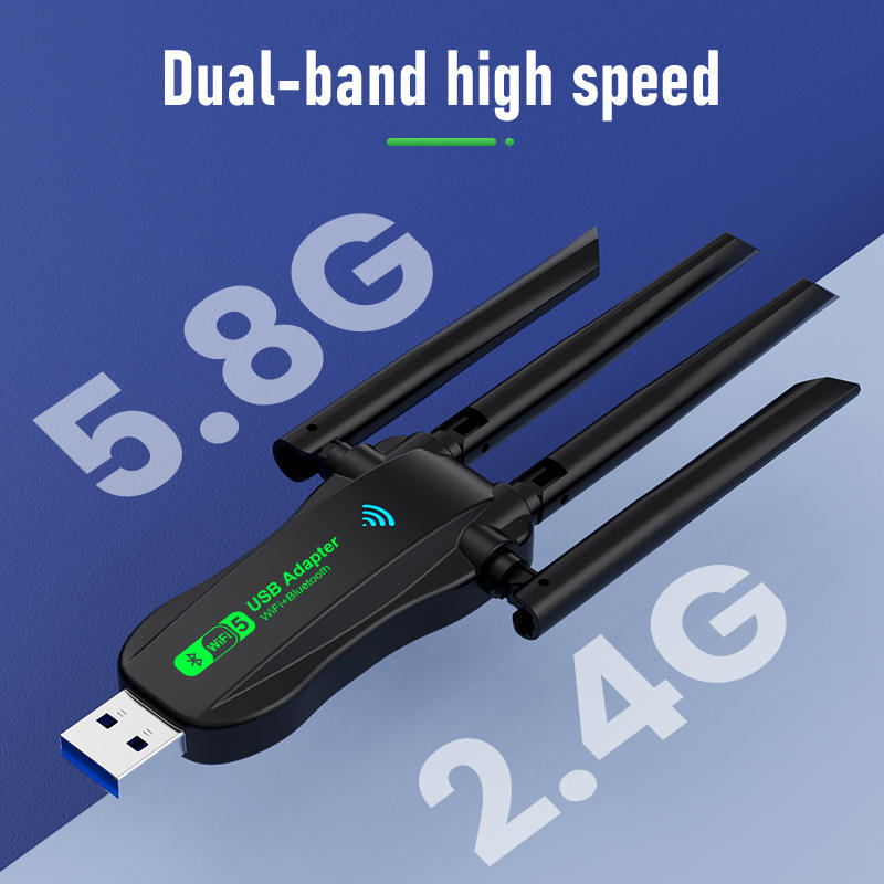 600Mbps Dual Band Mini USB Wi-Fi Receiver (Variant V22)