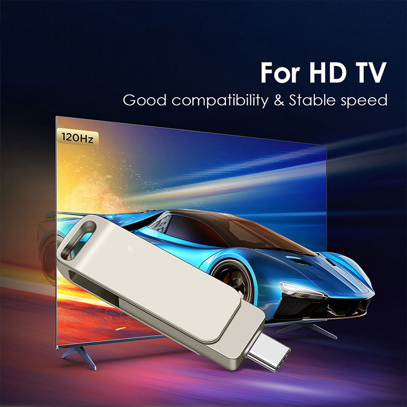 64GB Swivel Dual-Connector Type-C Pen Drive (Variant S19) Gallery View 3