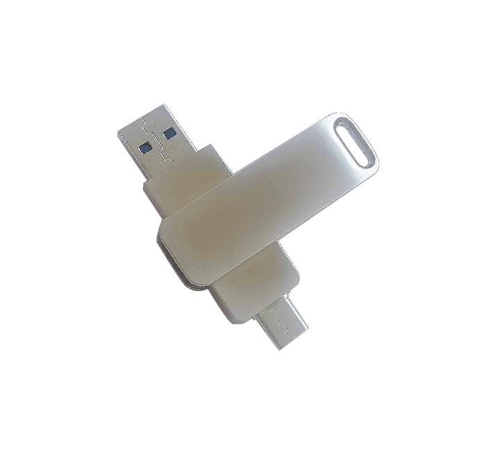 64GB Swivel Dual-Connector Type-C Pen Drive (Variant Z26)