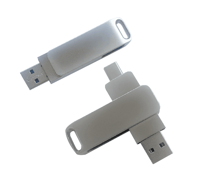 64GB Swivel Dual-Connector Type-C Pen Drive (Variant Z26) Gallery View 3