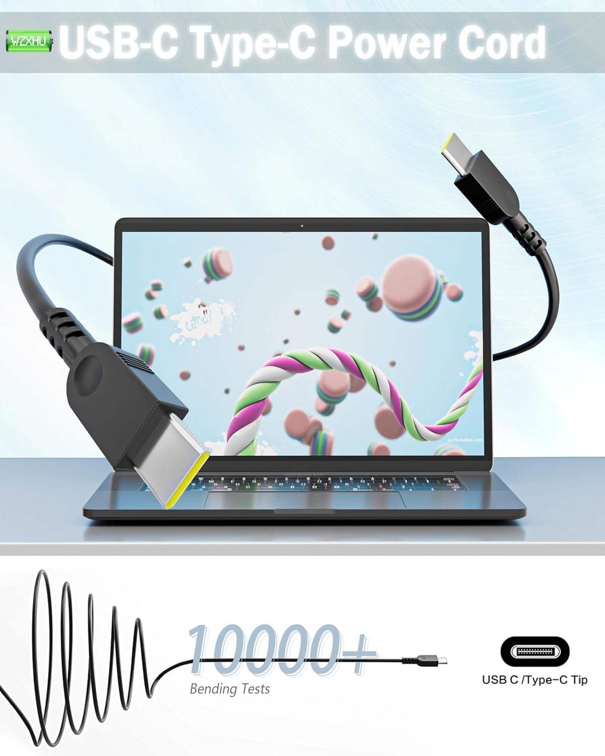 65W USB-C Laptop Power Adapter Charger (Variant V22) - Image 3