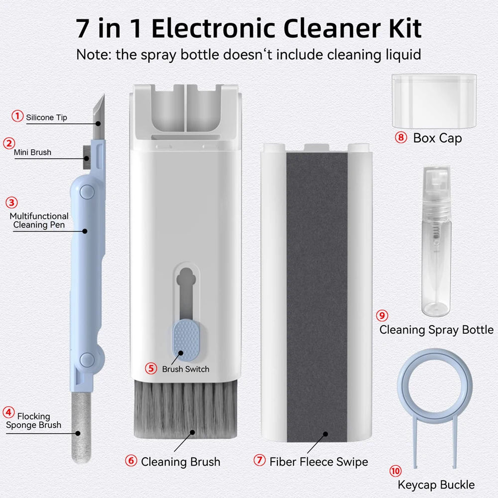 7-in-1 Electronics Screen & Keyboard Cleaning Kit (Variant V22)