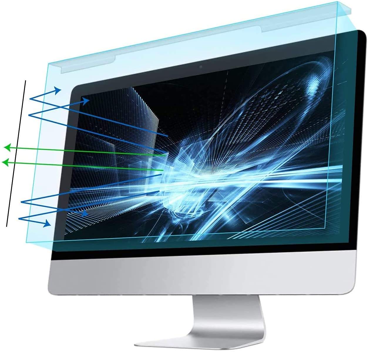 Hanging Acrylic Anti-Blue Light Protector (Variant D4)