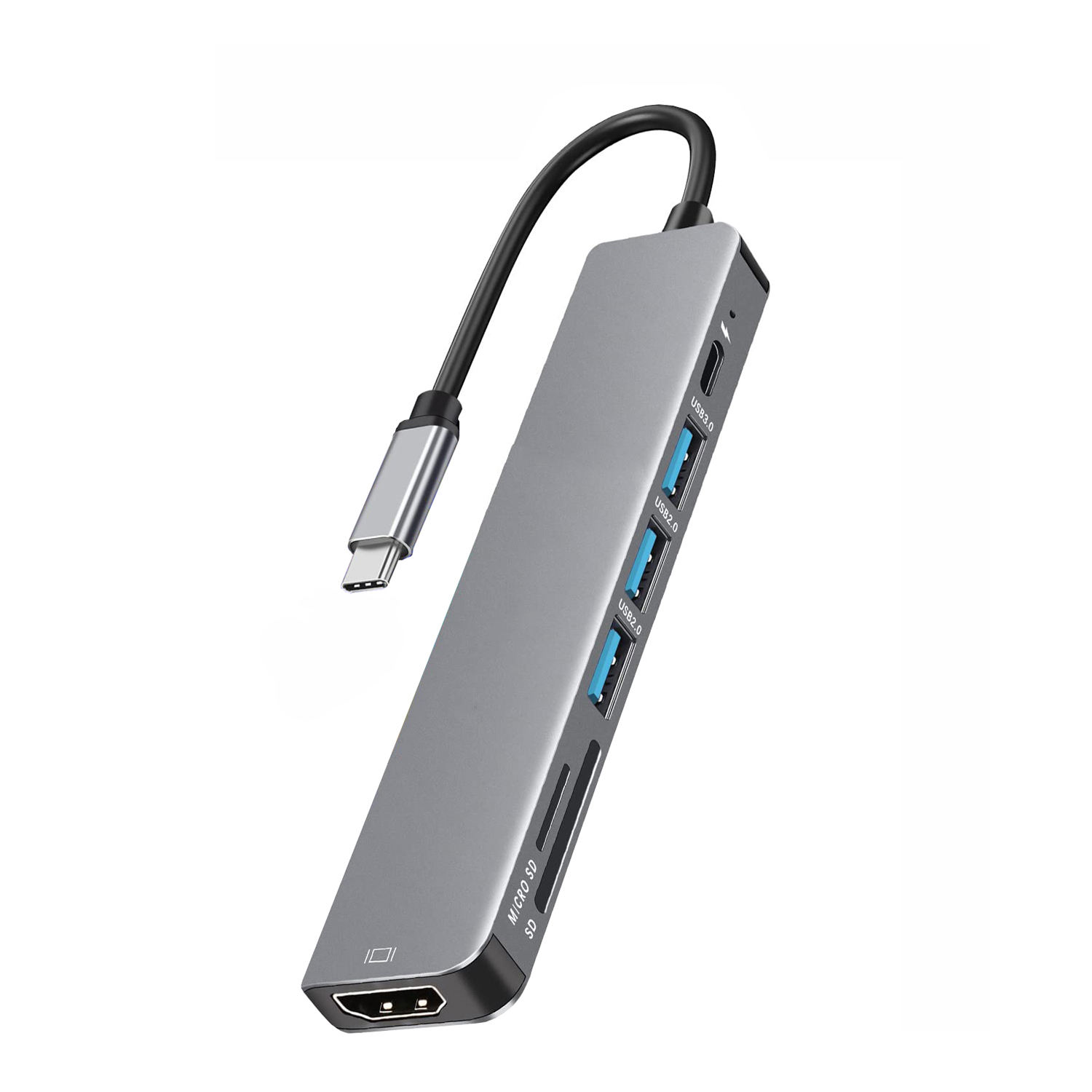 7-in-1 Aluminum USB-C Multiport (Variant U21)