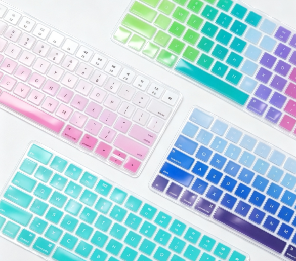 Colored Printed Shortcuts Silicone Skin (Variant S19)