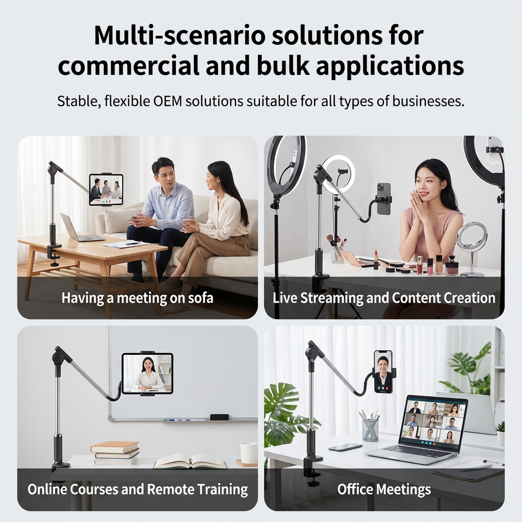 Adjustable Foldable Cell Phone Stand Holder (Variant L12) - Image 3