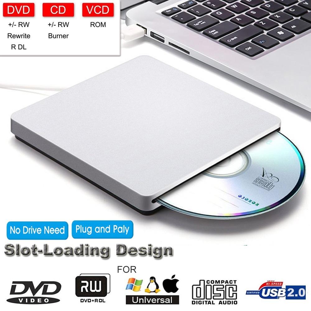 Compact Aluminum External DVD-RW Drive (Variant F6)
