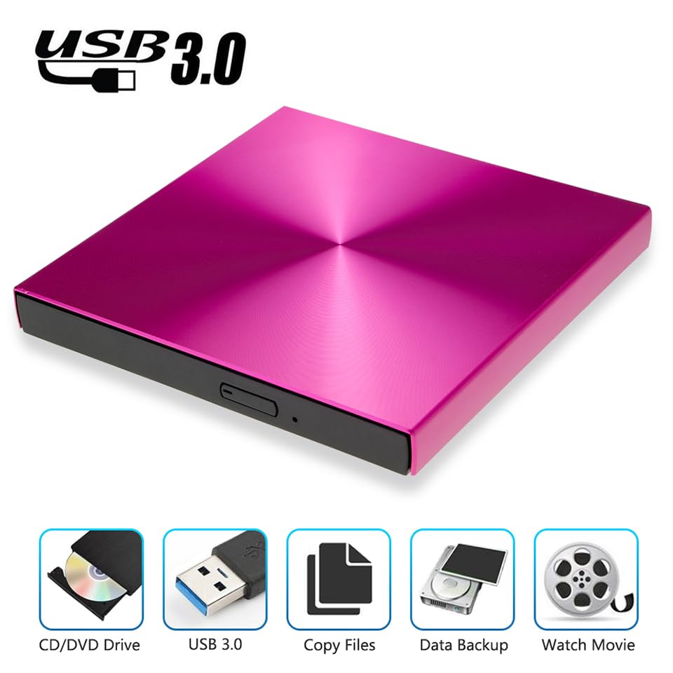 Compact Aluminum External DVD-RW Drive (Variant X24) view 2