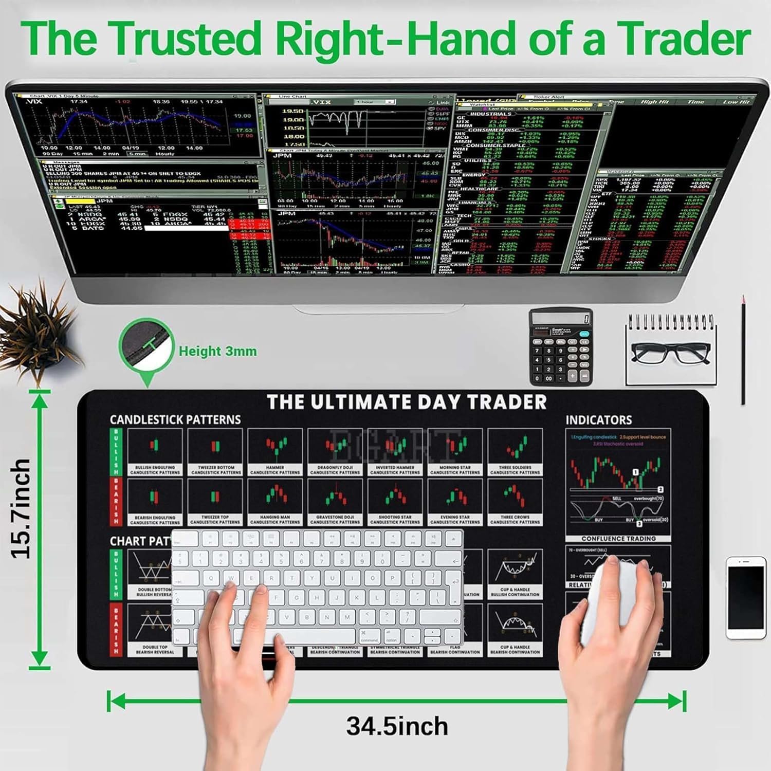 Cooling Gel Memory Foam Keyboard Wrist Pad (Variant W23) view 3