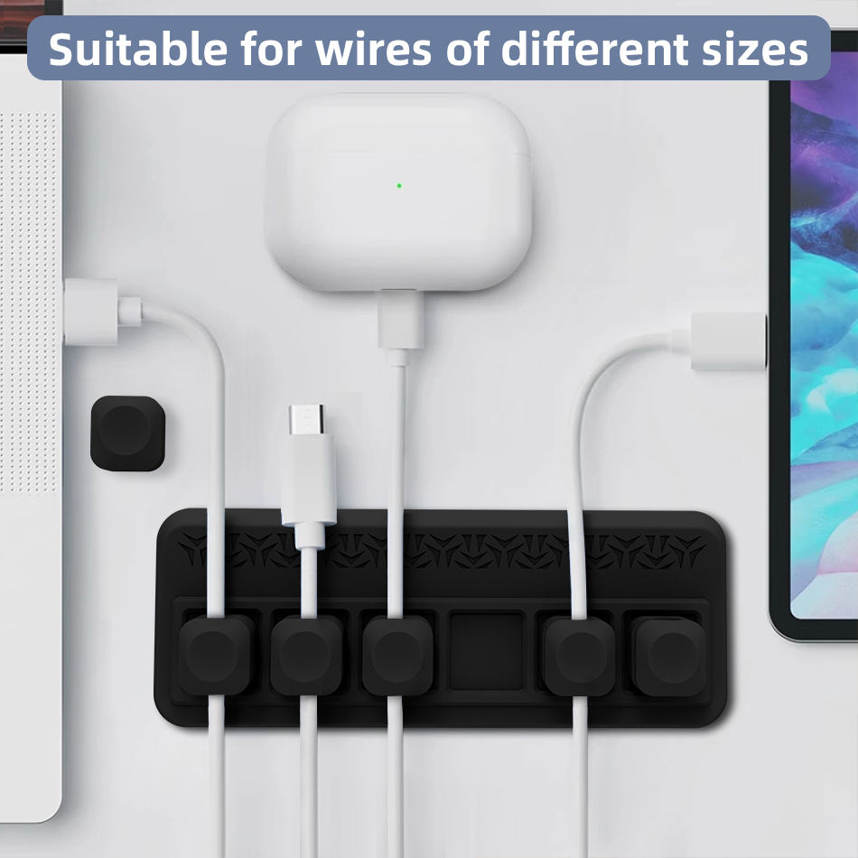 Desktop Magnetic Cable Organizer Block (Variant K11) - Image 2