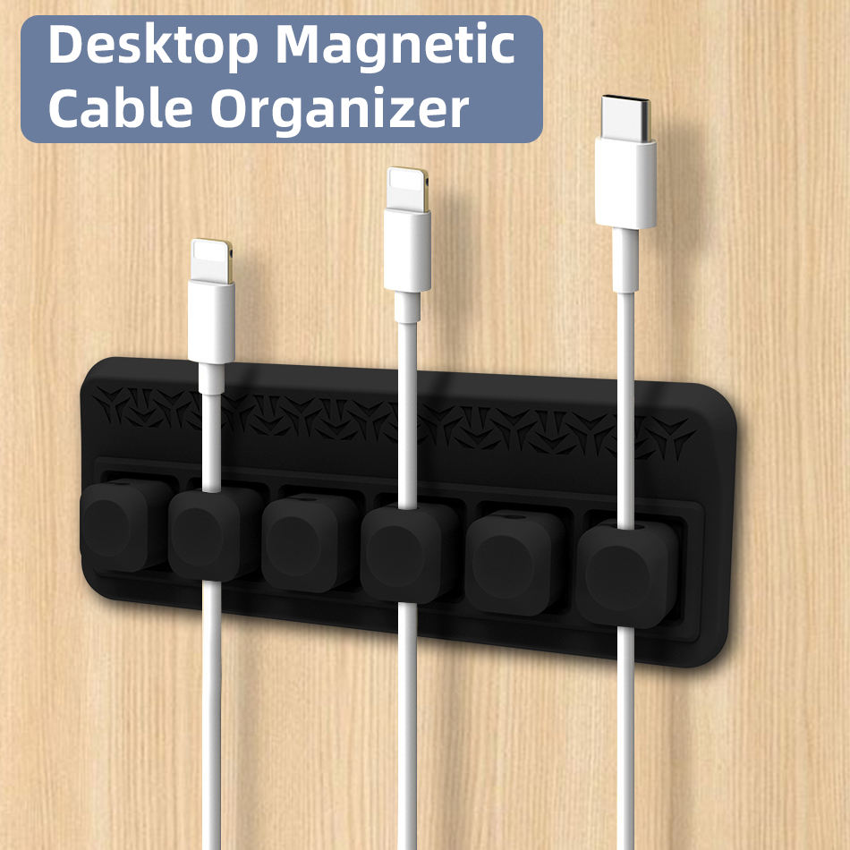 Desktop Magnetic Cable Organizer Block (Variant K11) - Image 3