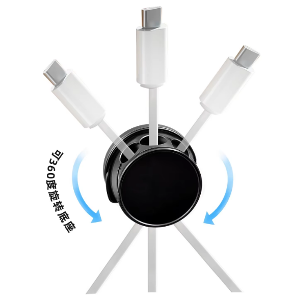 Desktop Magnetic Cable Organizer Block (Variant Q17) - Image 3