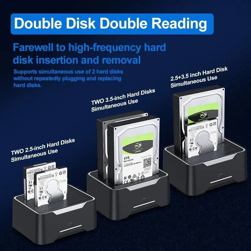 Dual-Bay SATA Hard Drive Docking Station (Variant R18)