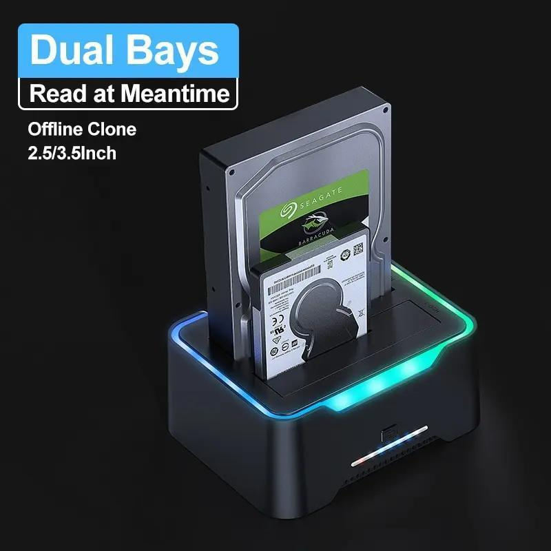 Dual-Bay SATA Hard Drive Docking Station (Variant R18) Gallery View 2