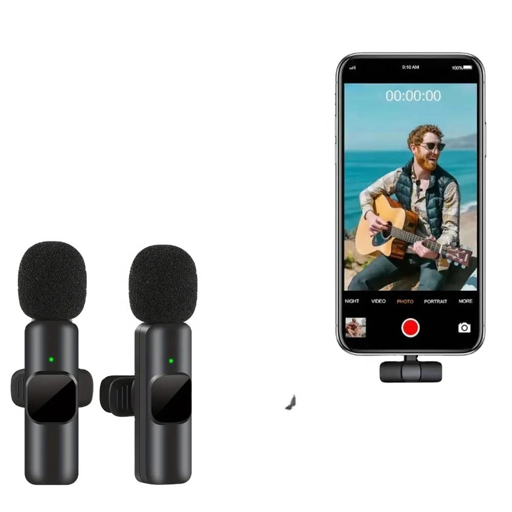 Dual Wireless Lavalier Microphone System Type-C (Variant E5) view 2
