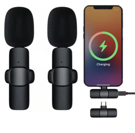 Dual Wireless Lavalier Microphone System Type-C (Variant K11)
