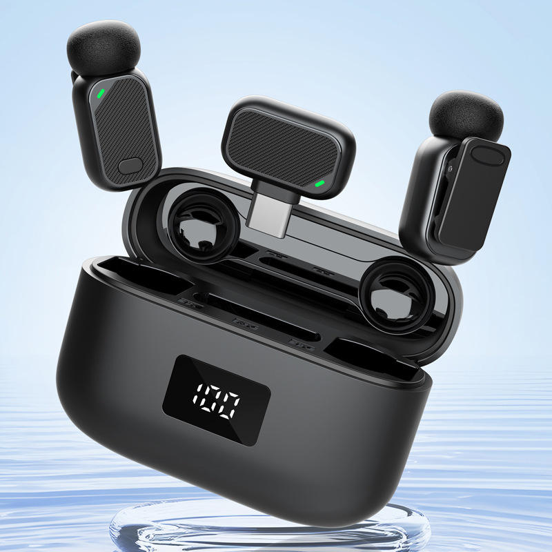 Dual Wireless Lavalier Microphone System Type-C (Variant Q17)