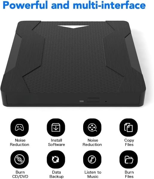 External Portable CD DVD Drive Reader (Variant H8)